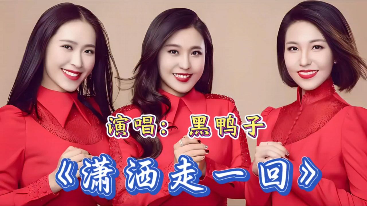 《潇洒走一回》黑鸭子,经典歌曲,值得听听!