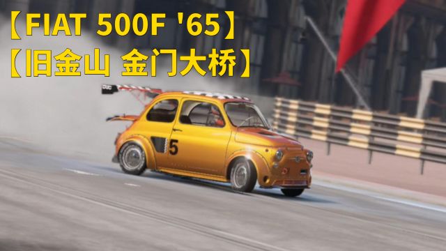 【FIAT 500F '65】【旧金山 金门大桥】