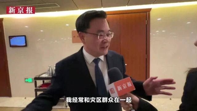 甘肃省委书记胡昌升:“我回去以后还要到积石山去”