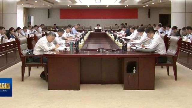 省政府党组(扩大)会议暨理论学习中心组学习会议:以全面提升政府效能为抓手 围绕政府具体工作做实功求实效