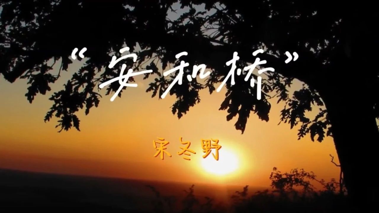 宋冬野《安河桥》| 所以,你的遗憾是什么呢?