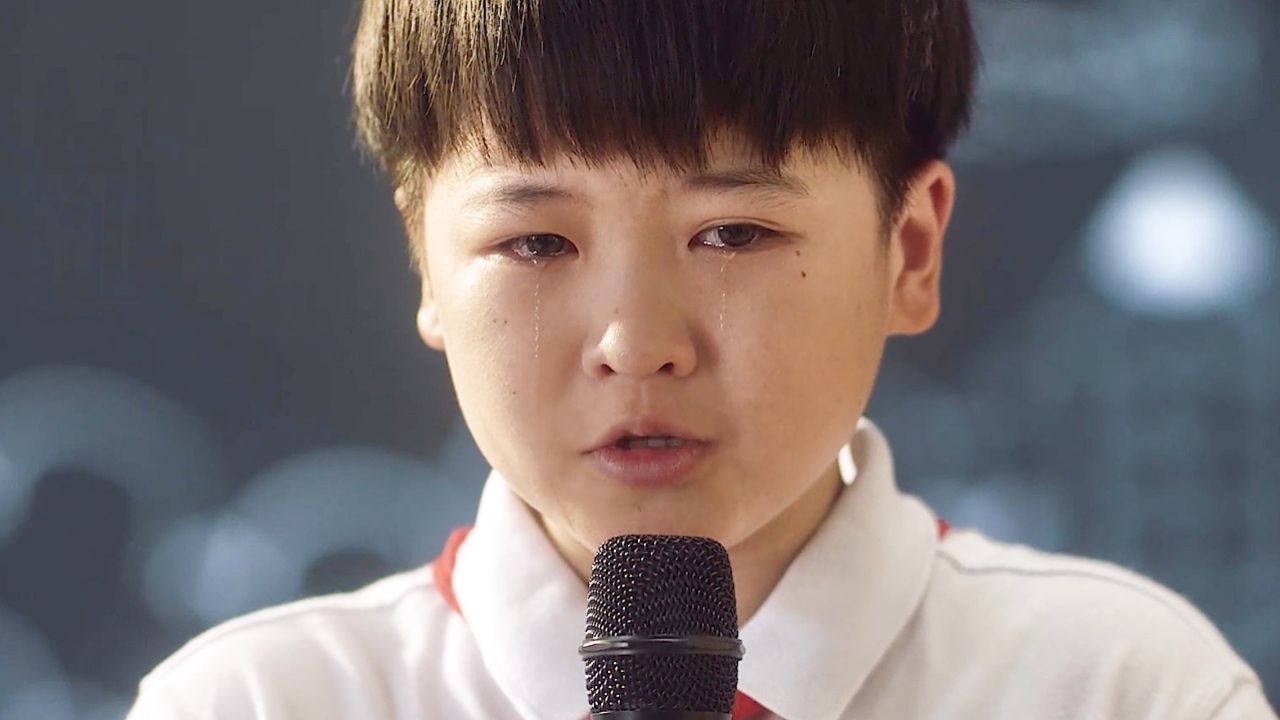 颜子悠第一次向妈妈提出了抗议