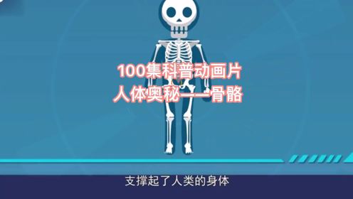 100集科普动画片——人体奥秘 骨骼 