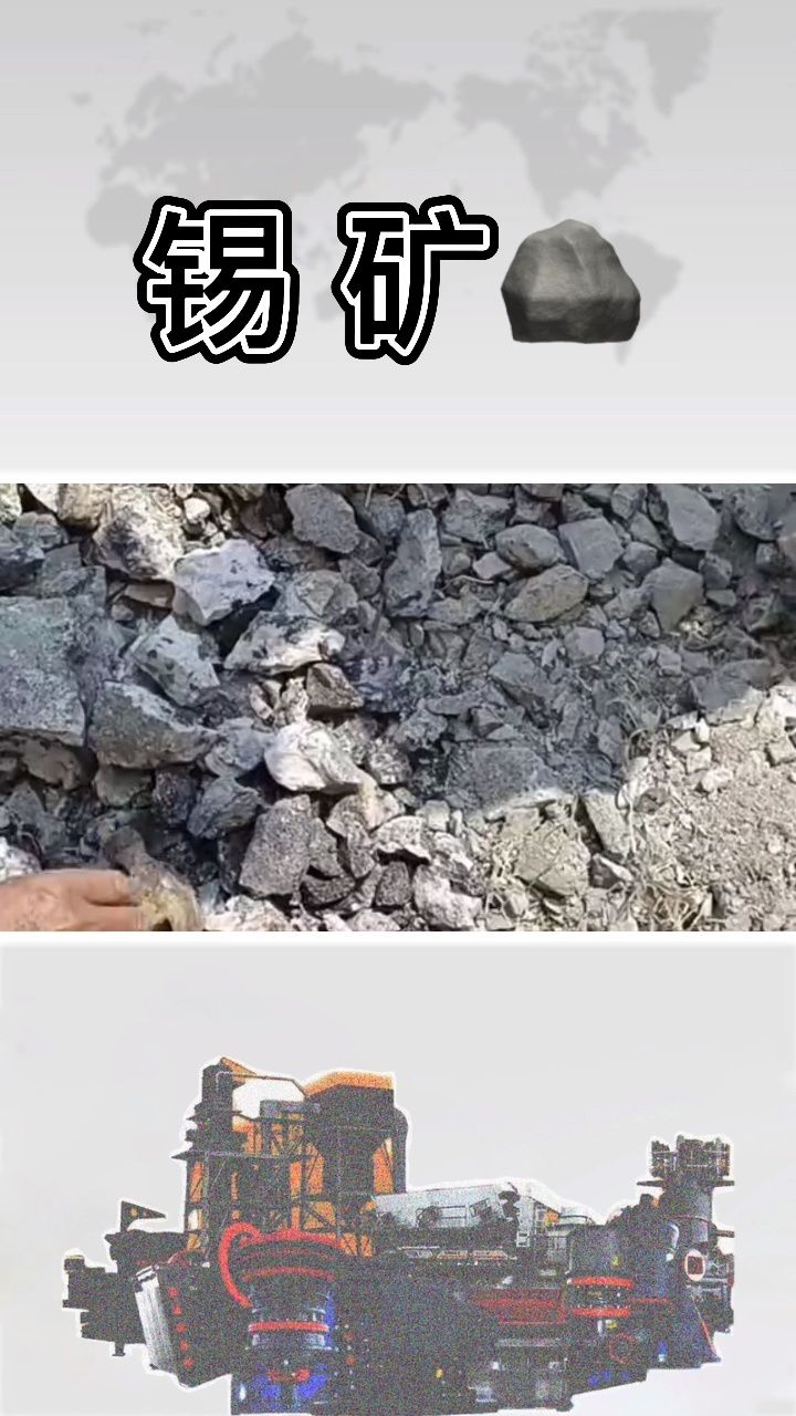 锡矿主要分为砂锡矿和锡矿,其中还是以锡矿为主.