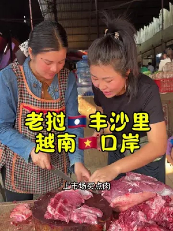 旅行vlog 从老挝开车自驾到越南,就这在这个县孟夸 不然口岸那里拭创