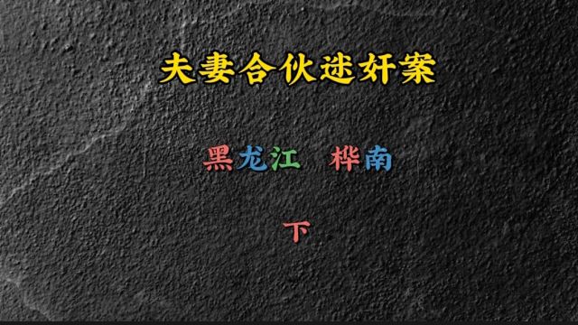 黑龙江奇案下集:桦南孕妇杀人案