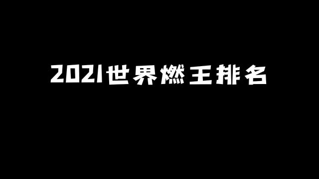 2021年世界燃王排名:前十你都猜中了多少?#动漫 #动漫推荐