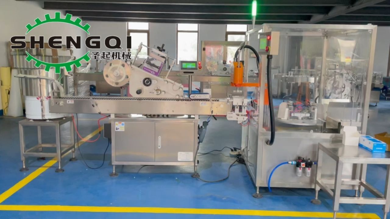 21g无菌牙科针自动贴标装盒生产线专利技术