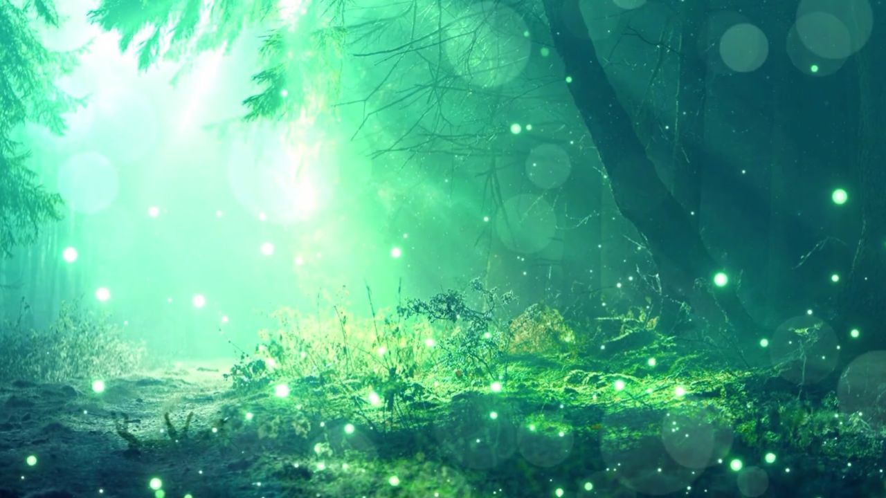 蒲扇摇过的夏天led舞台背景视频素材