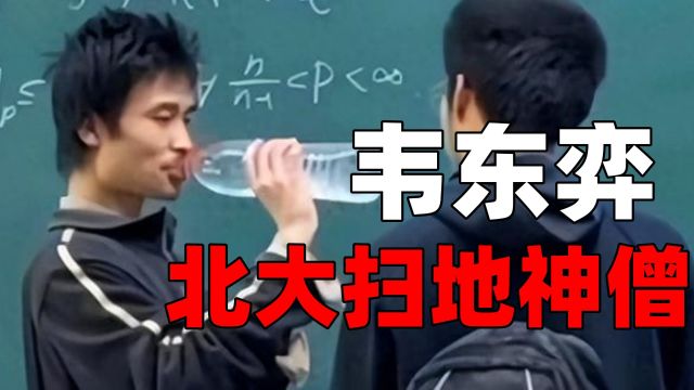 物质生活无语欲求!北大扫地神僧韦东奕,数学天赋堪比天人