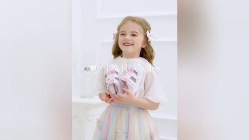 泰兰尼斯夏季新款儿童时尚公主凉鞋，甜心设计，快乐公主