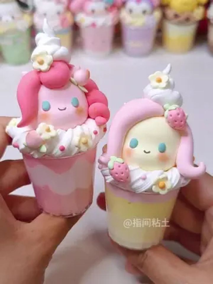 试饮杯粘土小马宝莉来喽 #超轻粘土 #粘土改造 #粘土教程 #我的手工