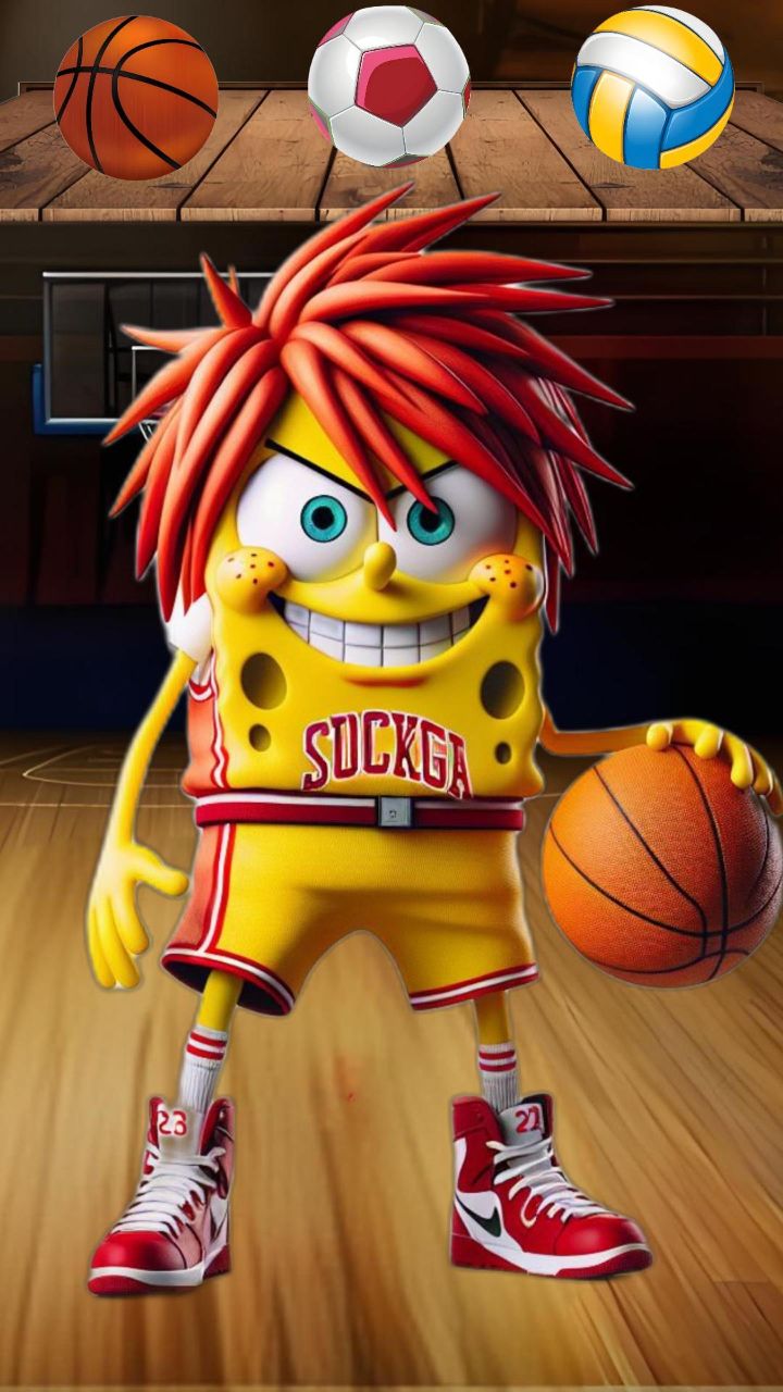 海绵宝宝变樱木,灌篮高手新传奇!