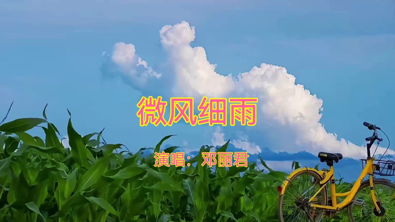 难忘经典金曲《微风细雨》,邓丽君演唱
