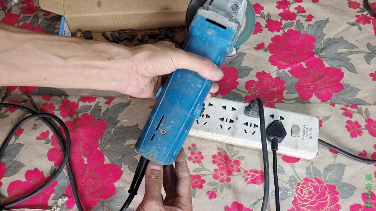 角磨机,打磨机,不会转,换碳刷,维修好,解决方法