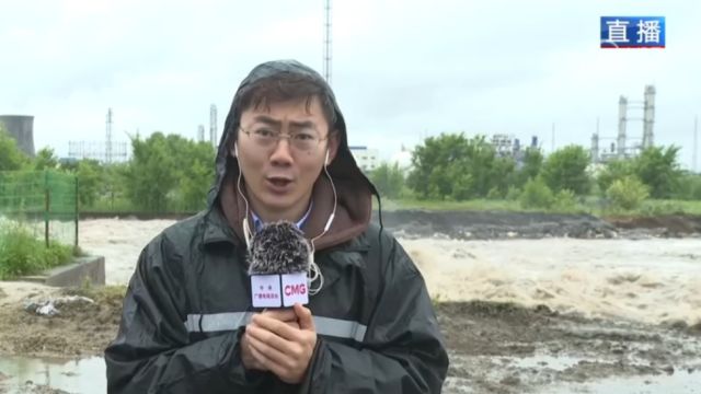 黑龙江七台河暴雨引发洪涝,部分农田被淹