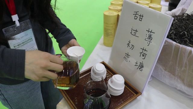 四川茶博会 数字精灵助力山区老鹰茶展翅翱翔