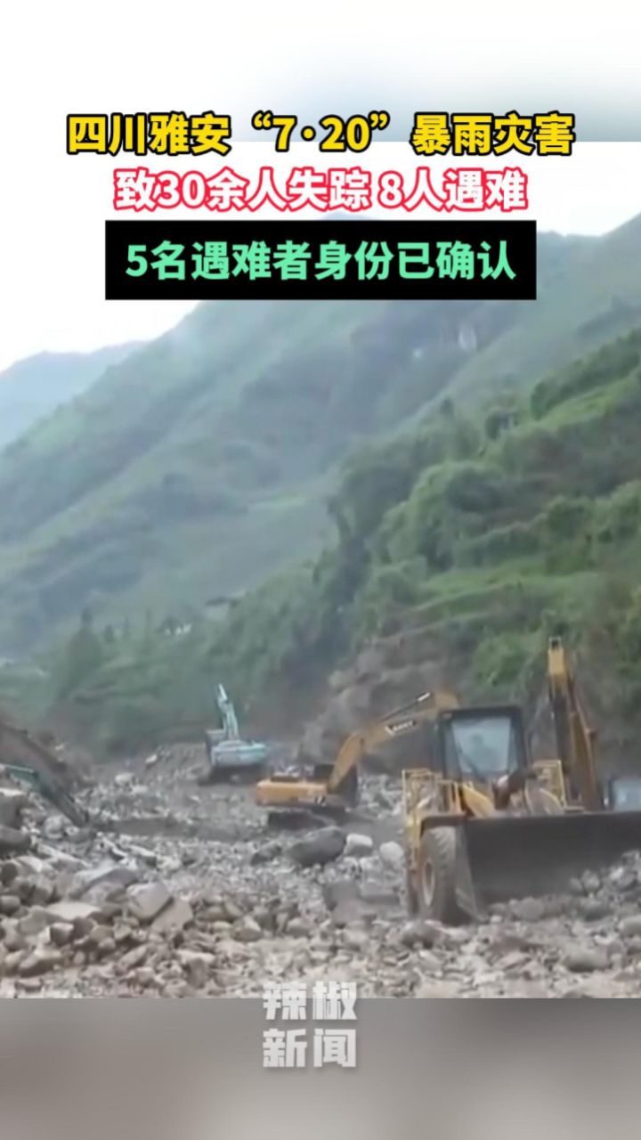 四川雅安暴雨图片