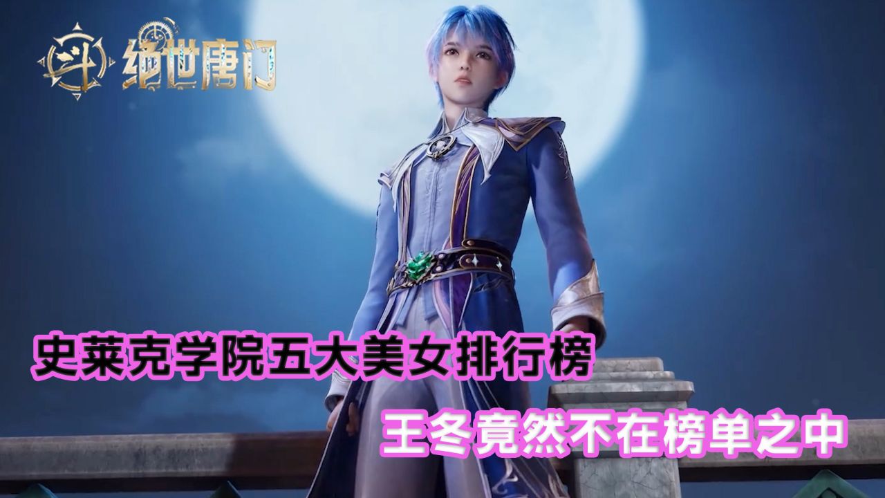 绝世唐门：史莱克学院五大美女排行榜！王冬竟然不在榜单之中？_高清1080P在线观看平台_腾讯视频