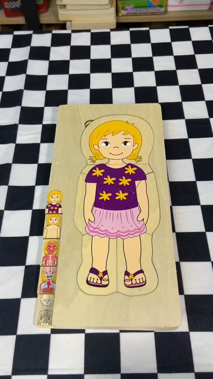 有意思的拼图带你认识身体器官与结构