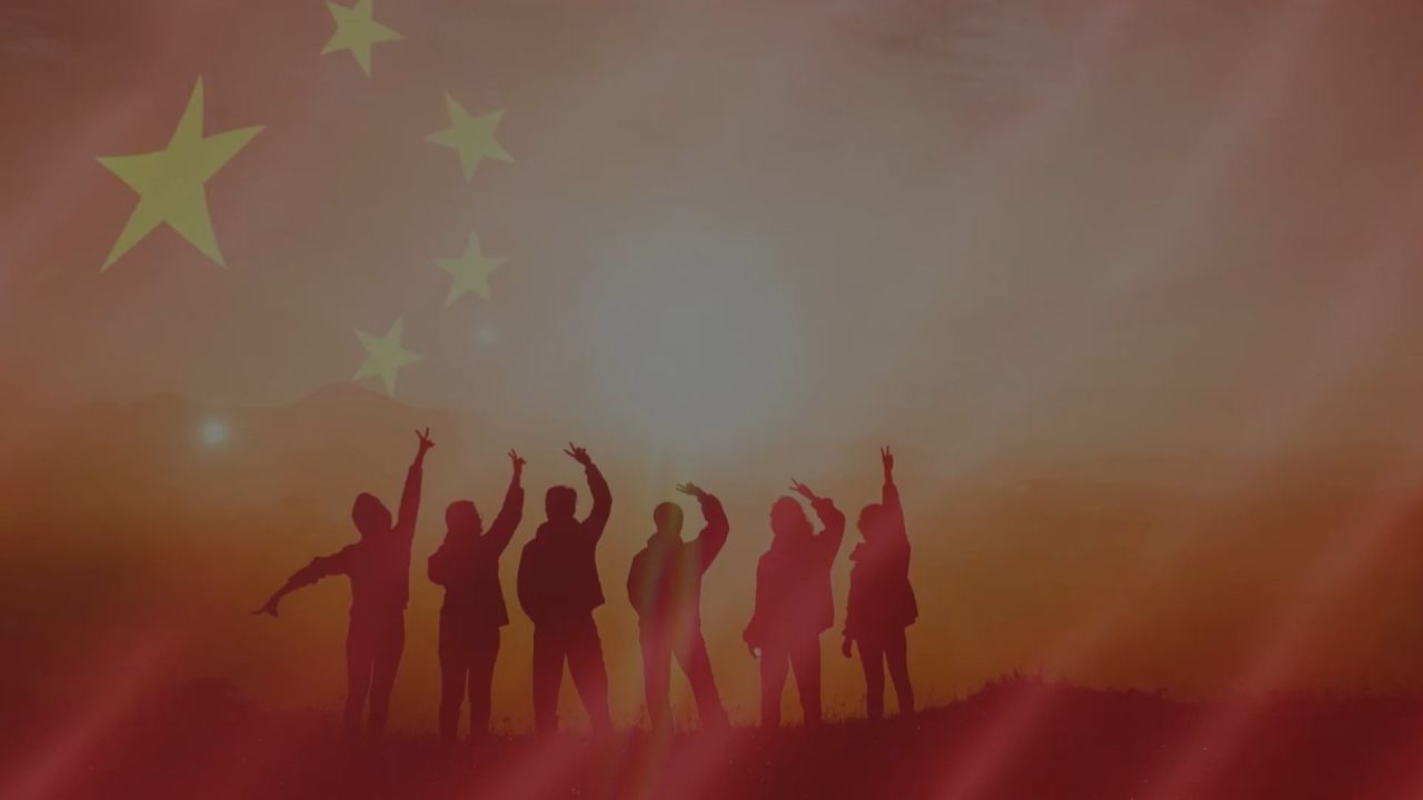 hc151《奋斗青春,筑梦强国》演讲背景视频