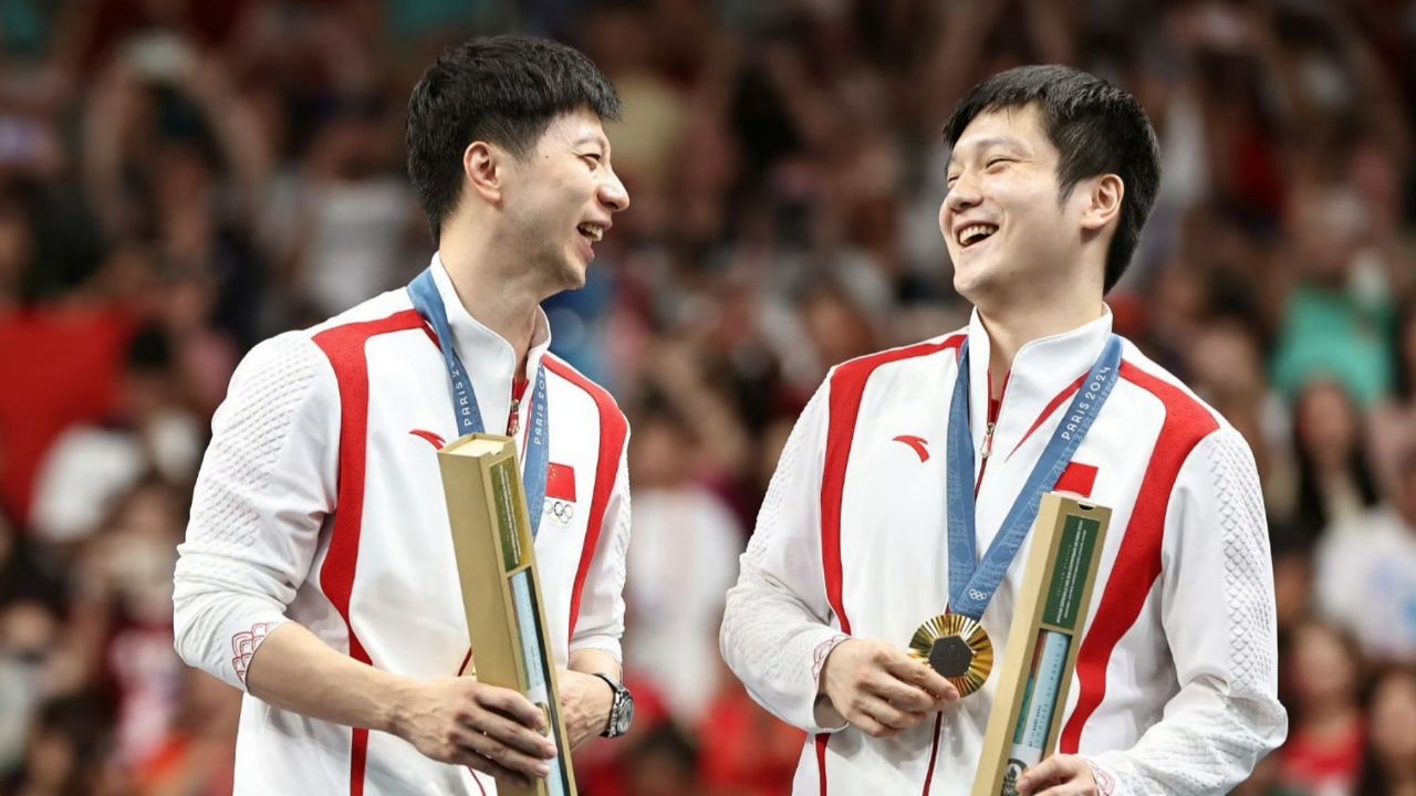 马龙挽留樊振东:希望你下届还在超过我!小胖:你不真诚