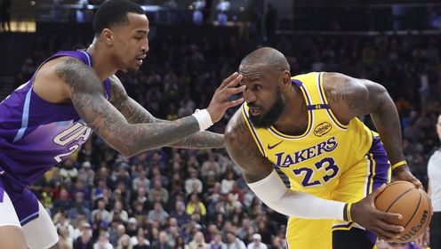 《NBA全场集锦》【球星】詹姆斯vs爵士集锦 全场拿下18+6+7全面表现难救主