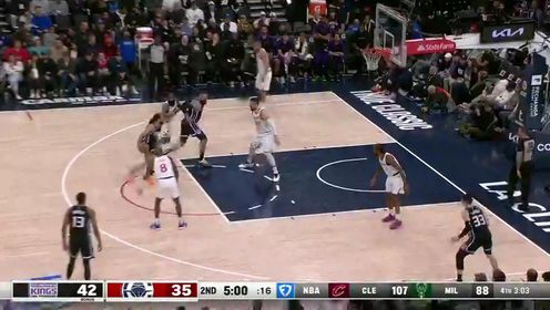 《NBA全场集锦》【回放】NBA常规赛：国王vs快船第2节英文原声回放