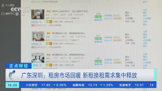 广东深圳:租房市场回暖 新租换租需求集中释放