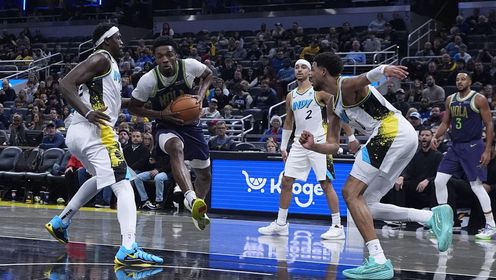 《NBA全场集锦》【原声】鹈鹕104-119步行者 步行者轻松捍卫主场送对手4连败