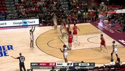 《NBA全场集锦》【回放】NBA夏季联赛：奇才vs国王第2节英文原声回放