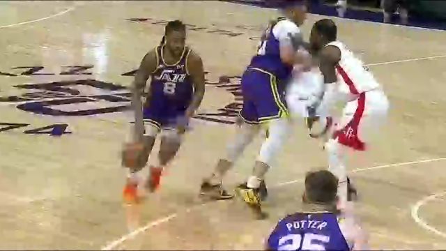NBA常规赛：火箭vs爵士第2节英文原声回放