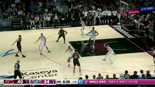 《迈阿密热火》【回放】NBA常规赛：骑士vs热火第2节英文原声回放