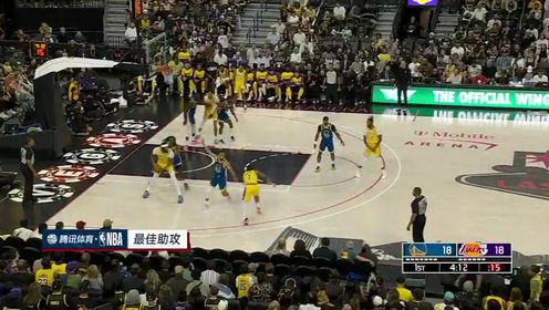 《洛杉矶湖人》【回放】NBA季前赛：勇士vs湖人第4节中文解说回放