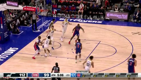 《NBA全场集锦》【回放】NBA常规赛：爵士vs活塞第4节中文解说回放