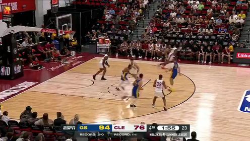 《NBA骑士》相当潇洒！布朗精准制导汤姆林起飞暴扣