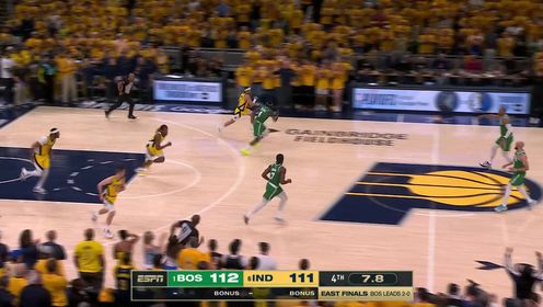 《NBA全场集锦》终结比赛悬念！霍乐迪关键时刻迎面抢断内姆布哈德帮助球队把握优势