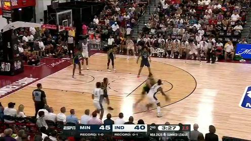 《NBA全场集锦》【回放】NBA夏季联赛：森林狼vs步行者第2节英文原声回放