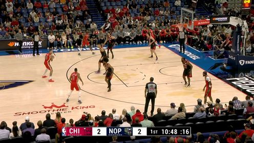 《NBA全场集锦》难度系数五颗星！麦科勒姆迎着防守金鸡独立抛投命中