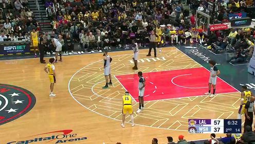 《NBA全场集锦》【回放】NBA常规赛：湖人vs奇才第2节英文原声回放