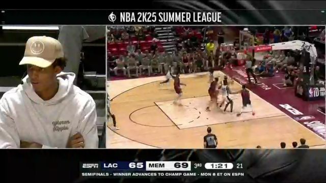 NBA夏季联赛：快船vs灰熊第3节中文解说回放