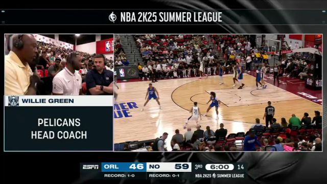NBA夏季联赛：魔术vs鹈鹕英文原声全场回放