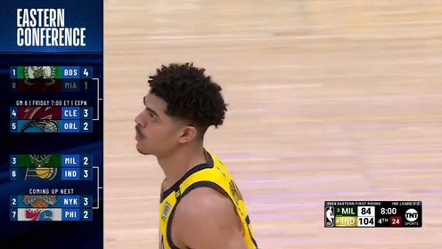《NBA全场集锦》【回放】雄鹿vs步行者第4节英文原声回放