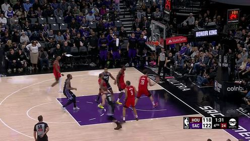 《NBA全场集锦》NBA常规赛：火箭vs国王第4节中文解说回放