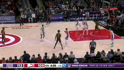 《NBA全场集锦》【回放】国王vs老鹰英文原声全场回放
