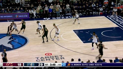 《NBA全场集锦》扛起大旗往里冲！杰洛姆横冲直撞突破上篮打成2+1
