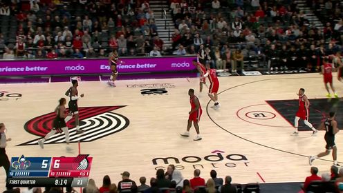 《NBA全场集锦》精妙空中作业！亨德森妙传艾顿心领神会空接暴扣
