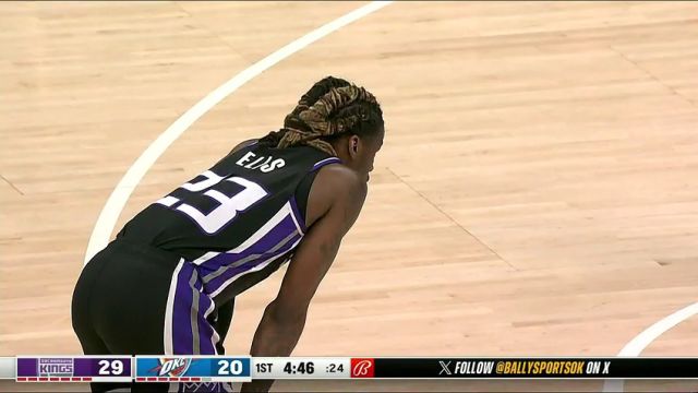 NBA常规赛：国王vs雷霆第1节英文原声回放
