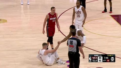 NBA骑士_NBA季后赛：热火100-121骑士G1_【回放】热火vs骑士第4节中文解说回放_高清