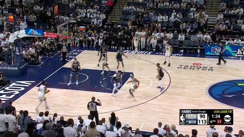 《NBA全场集锦》【回放】勇士vs森林狼G2第4节英文原声回放